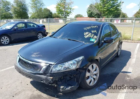 2008 Honda Accord 3.5 Ex-L из США, поврежденный, VIN 1HGCP36848A067537